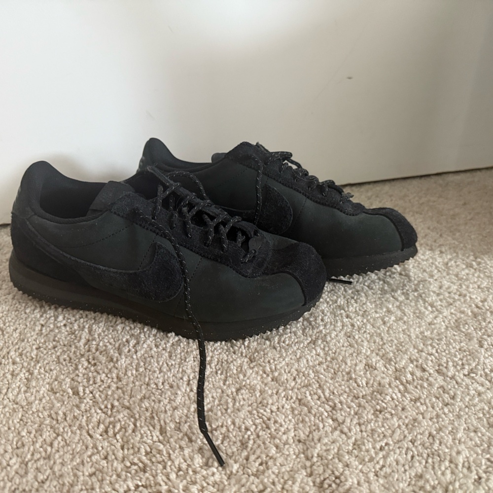 Women’s All Black Cortez Sneakers
